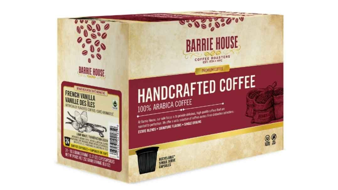Barrie House French Vanilla Single Serve Coffee