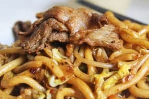 90. Beef Udon Noodles