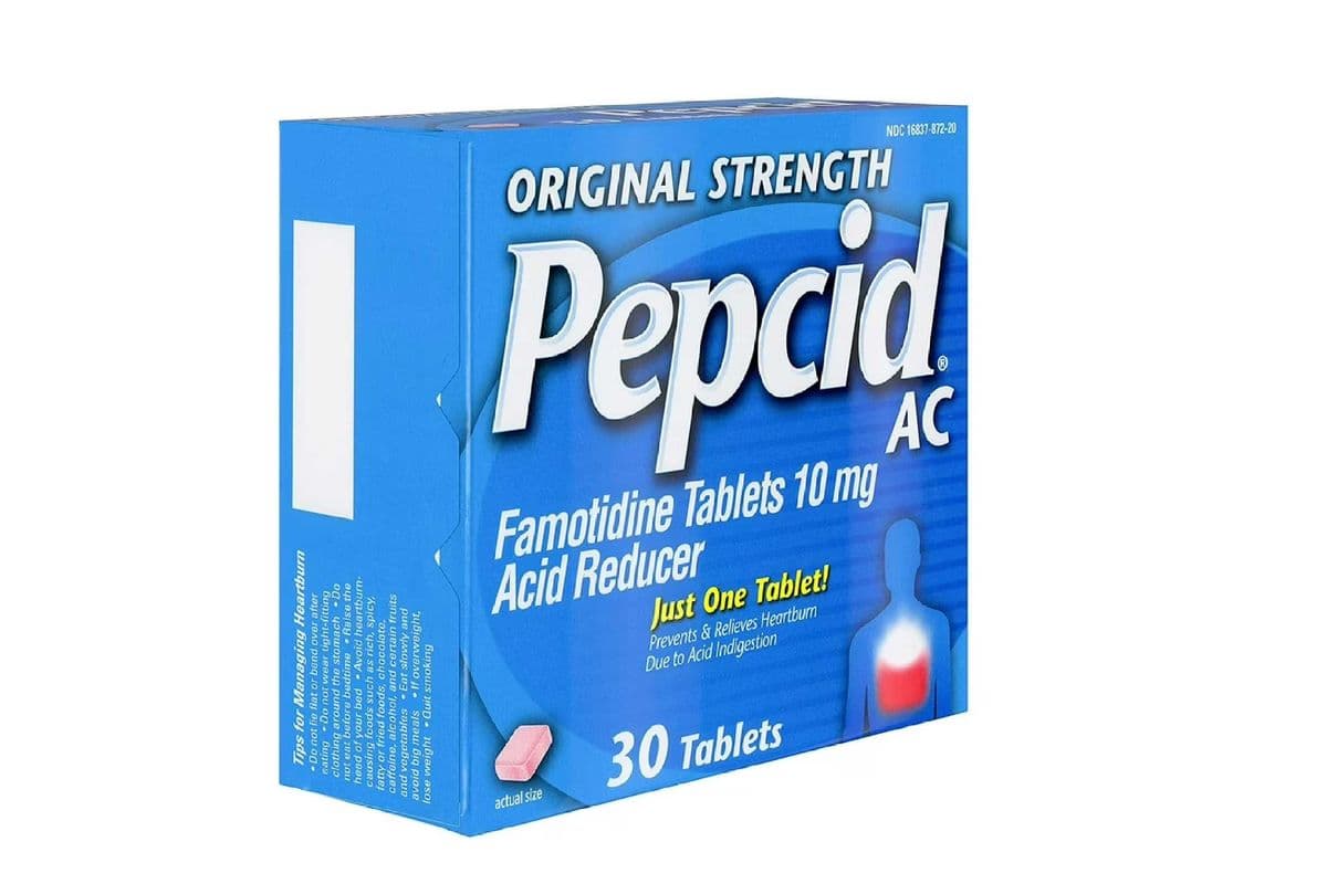 PEPCID 10MG AC EASY TO SWALLOW ORIGINAL STRENGTH TABLETS 30 PACK (30 TABLETS)