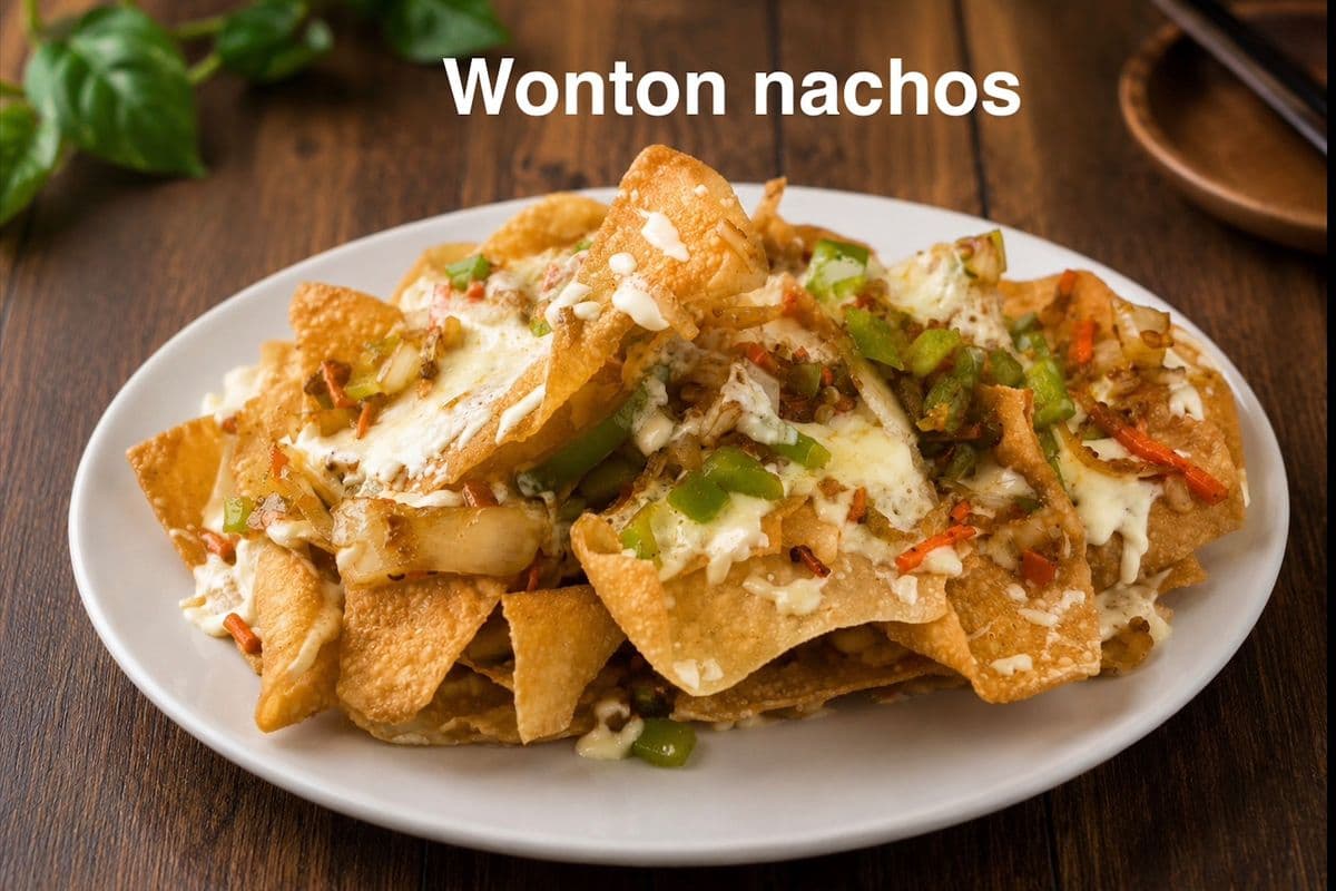 Wonton Nachos (16 pcs)