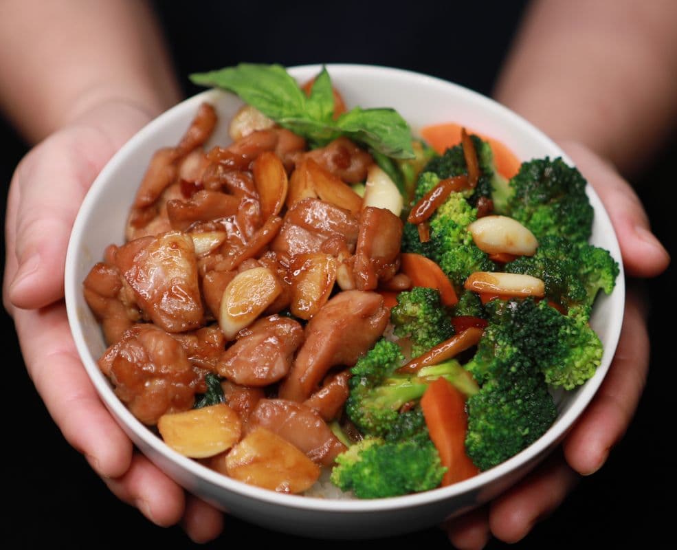 Three Cup Chicken Bowl