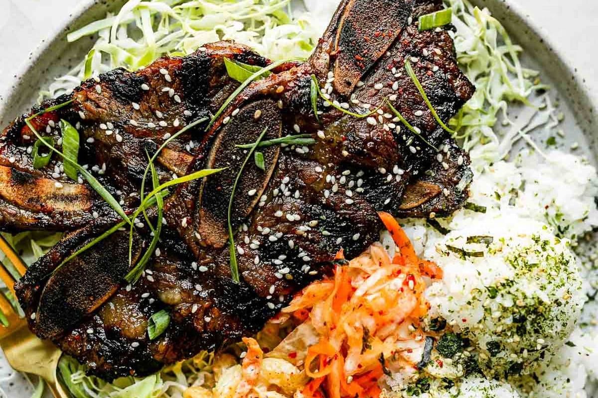 13. Grilled Riblets and Kimchi