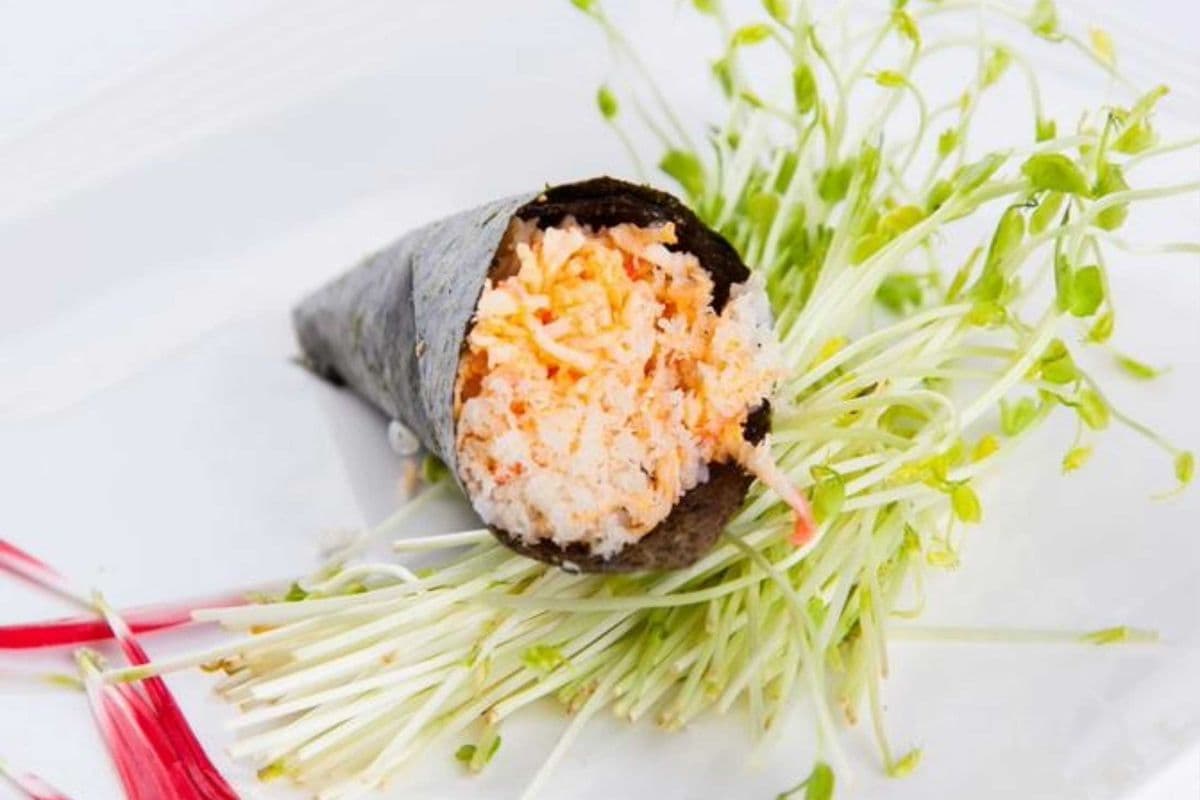 Spicy Crab Temaki Hand Roll
