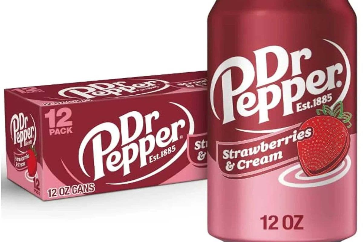 DR PEPPER STRAWBERRIES & CREAM ZERO SUGAR (355ML)