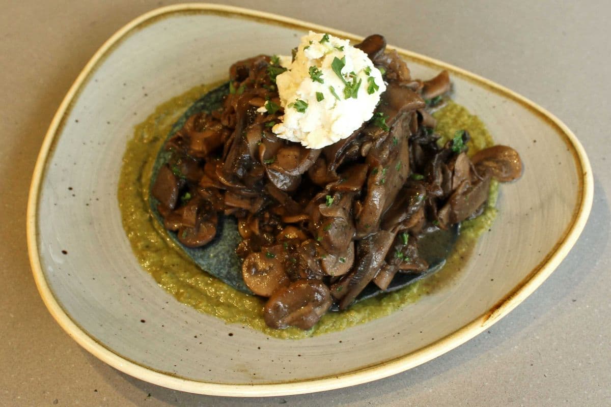 Mushroom Tostada