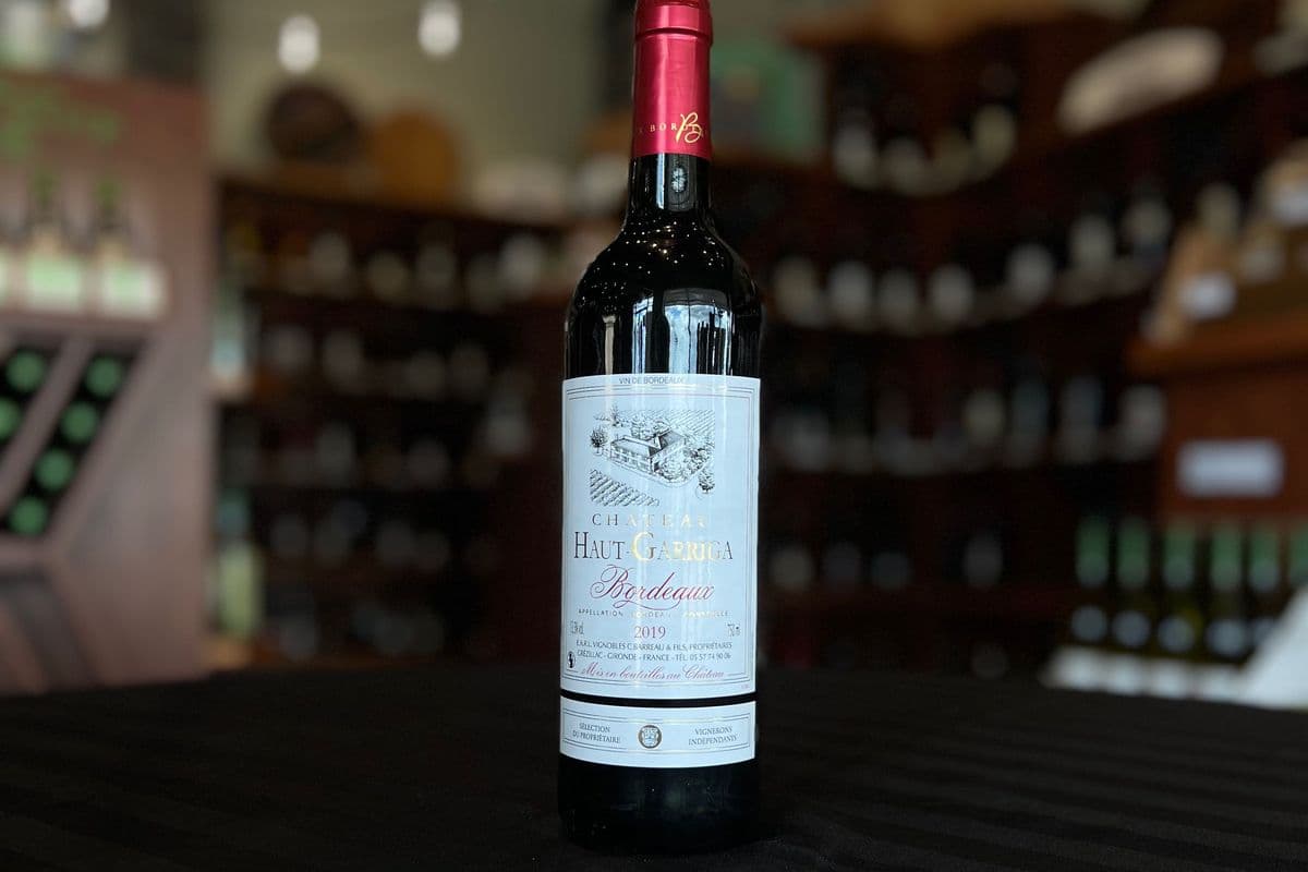 red | chateau haut-garriga bordeaux (1 x 750 ml)