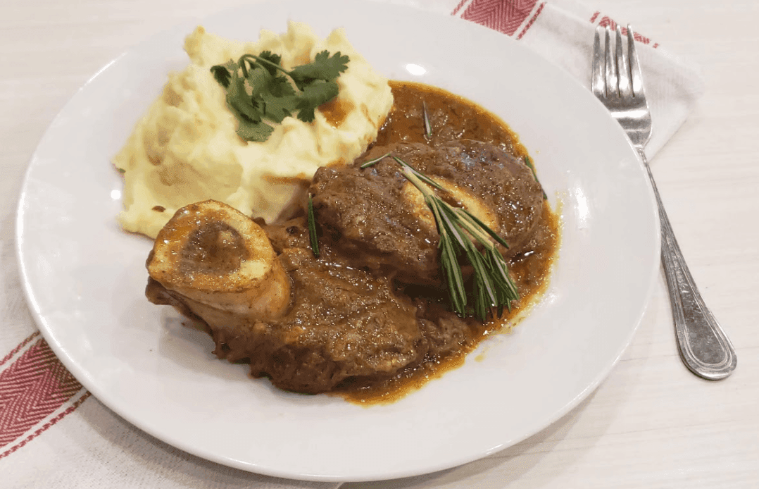 Braised Beef W/Naan bread