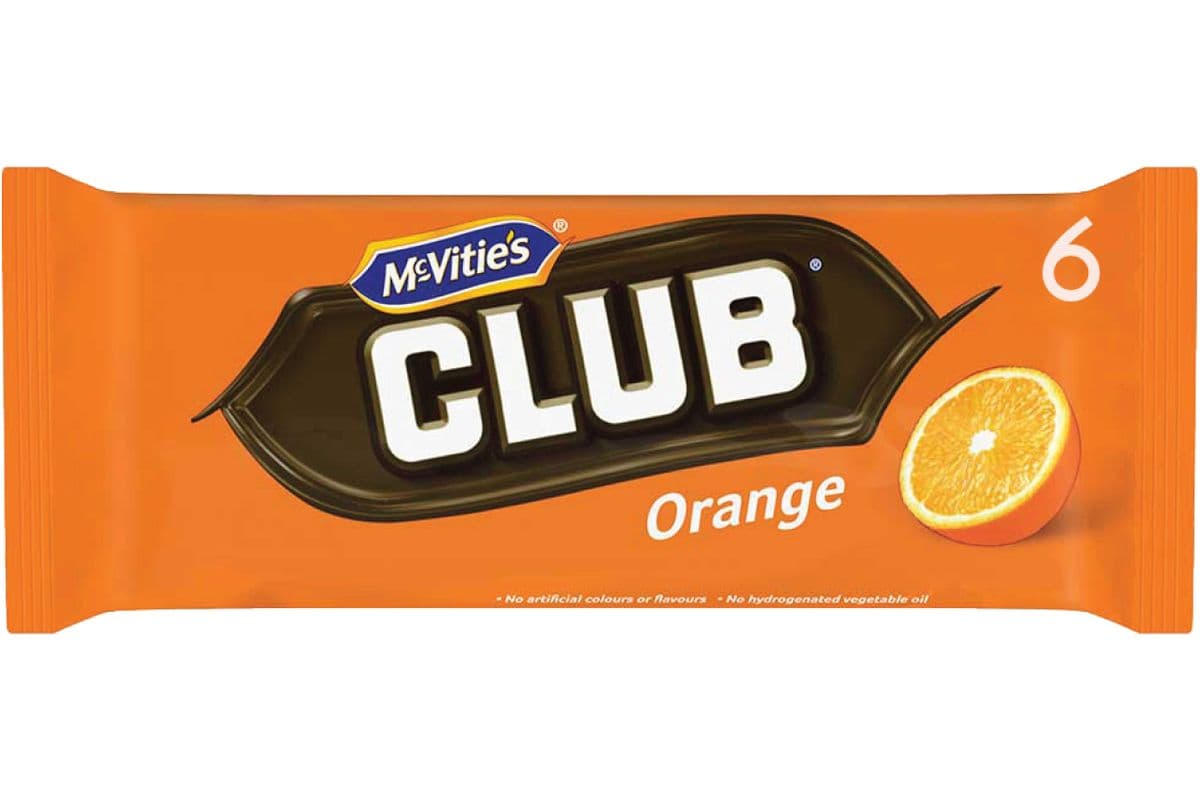 McVitie's Club Orange (6 Pack)