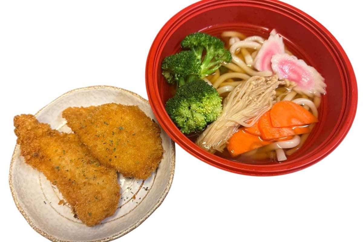 New!N12) Chicken Cutlet Udon Soup