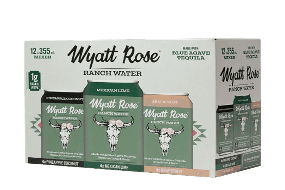 Wyatt Rose Ranch Water Mixed Pack (12 x 355ml)
