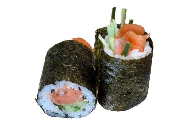 Smoke Salmon Handroll