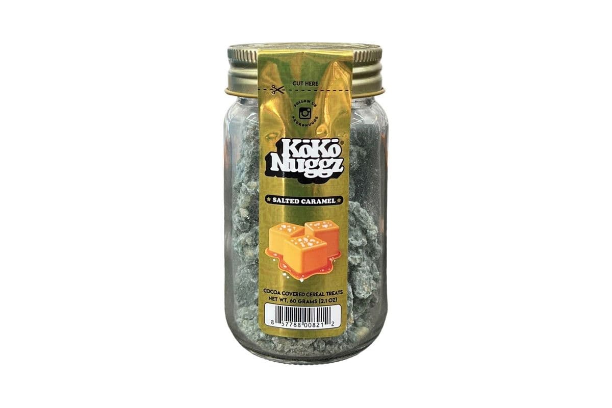 koko nuggz salted caramel (60g) (160 Cal)