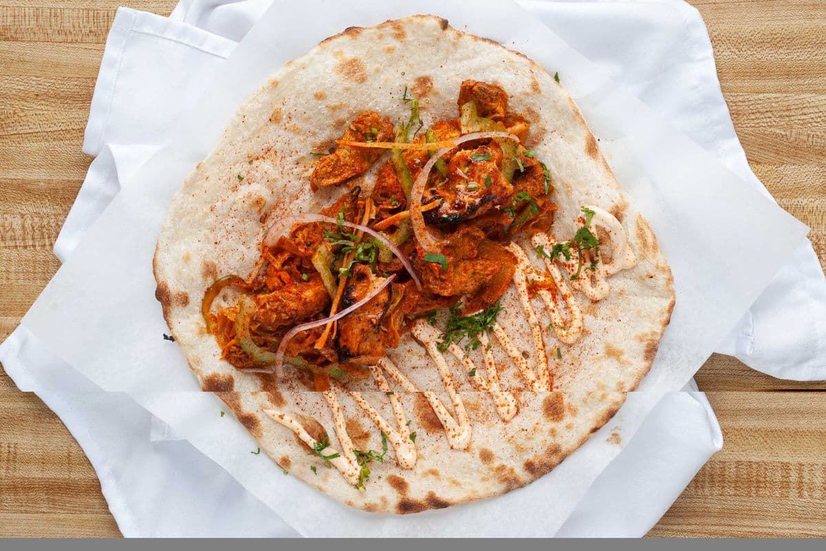 20. Tandoori Chatkara Chicken Wrap