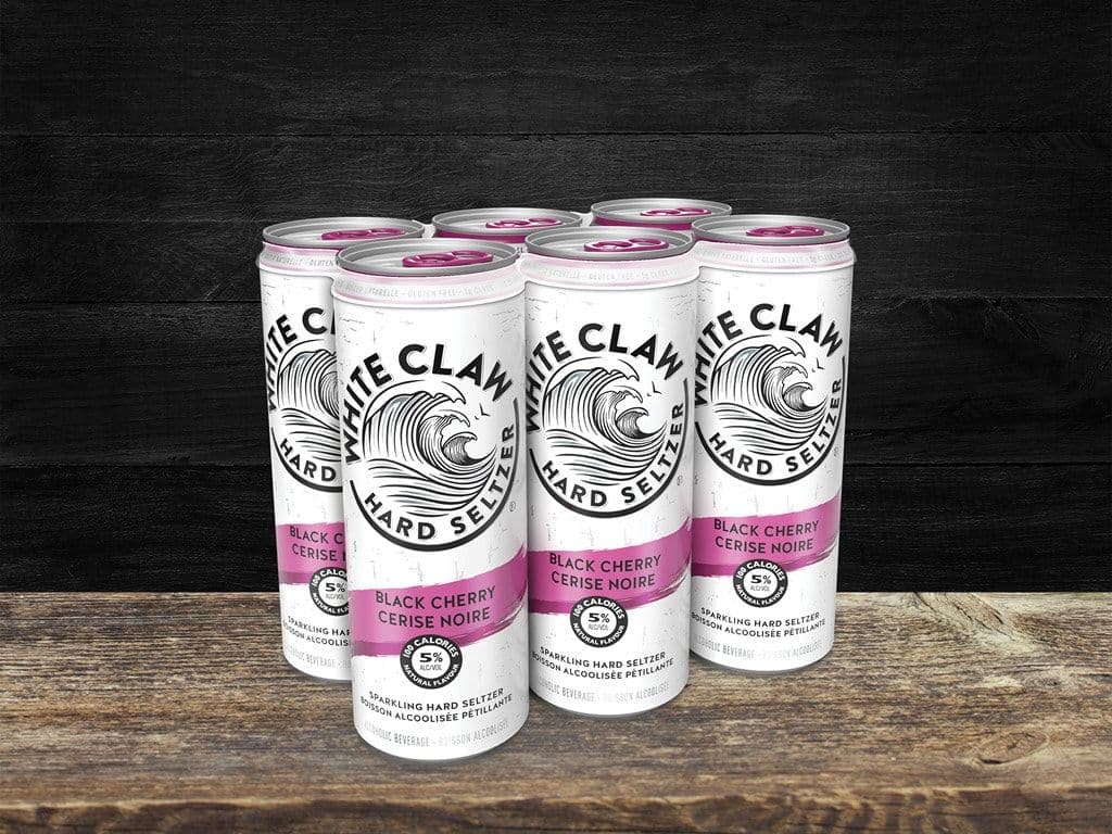 6 x White Claw Black Cherry Hard Seltzer (6 x 355 ml)