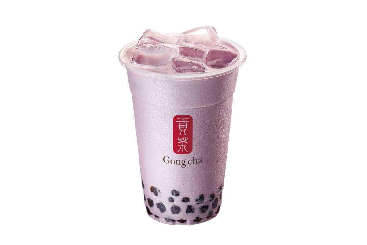 Taro Milk Drink with Pearls