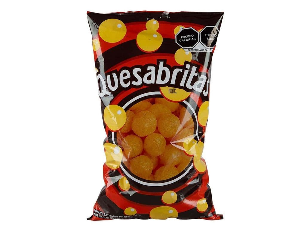 Quesabritas Chili Cheese Corn Puff Balls Mexican Chips 160g