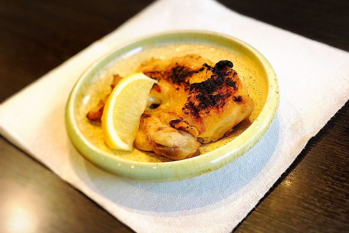 Grilled Chicken Thigh Ponzu