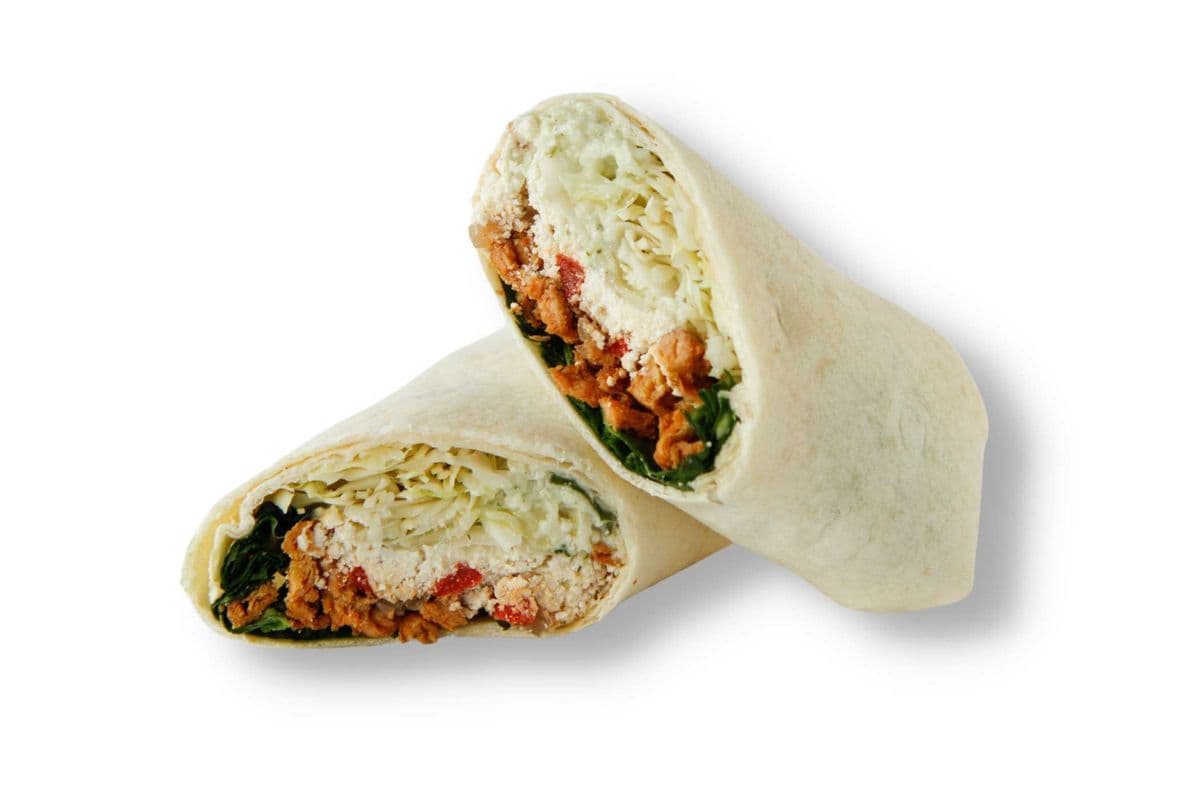 Planted Meals Greek Souvlaki Wrap