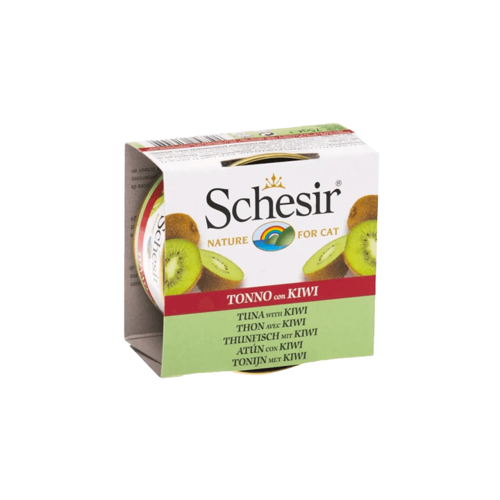 Schesir Wet Cat Food - Tuna Entree with Kiwi & Rice Canned (75 g)