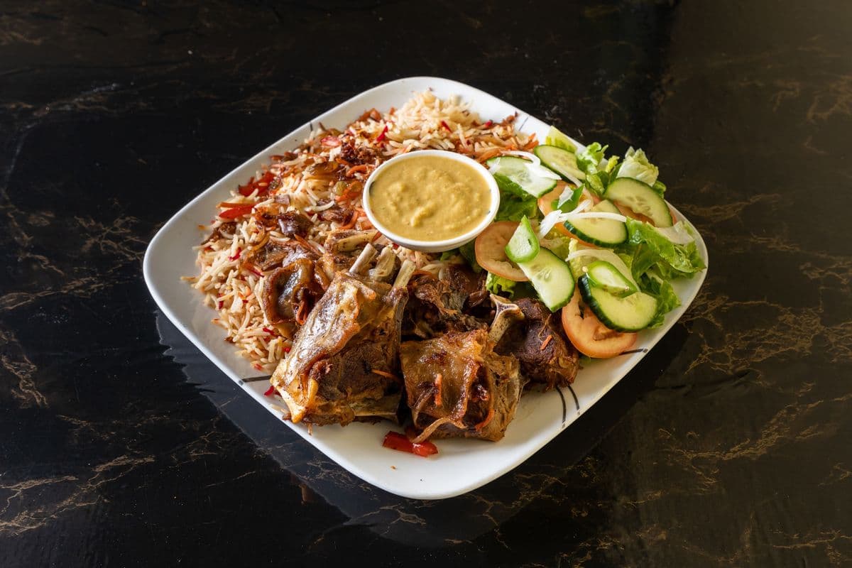 Rice Mandi Lamb Platter