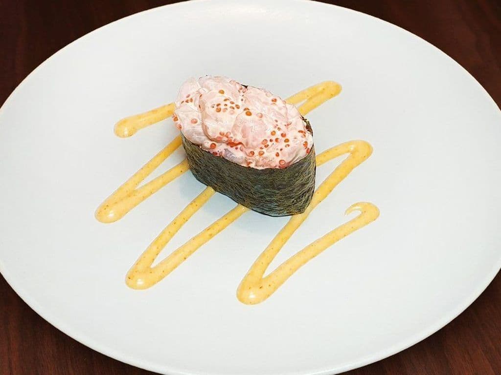 Spicy Chopped Scallop Nigiri