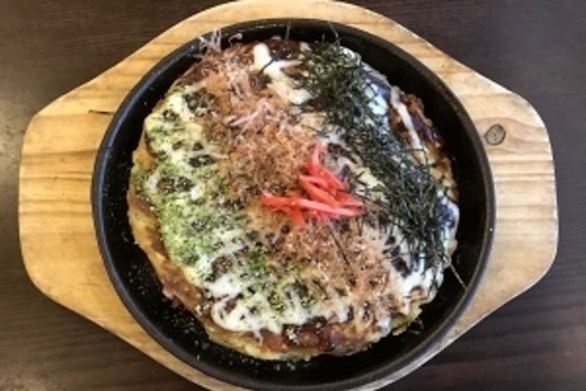 Seafood Okonomiyaki-Japanese Style Pizza 海鮮日式煎餅