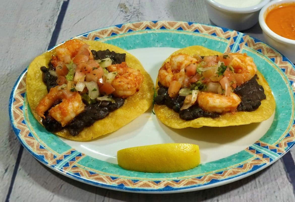 Shrimp Tostadas (2 pcs)