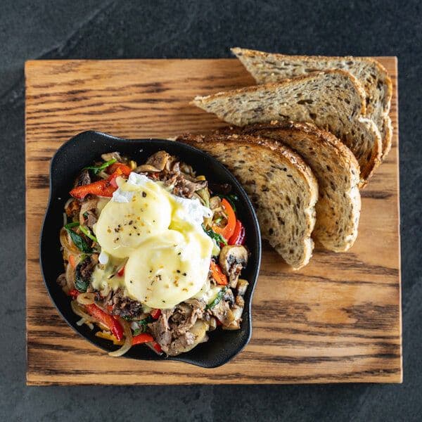 Cheesesteak Hash