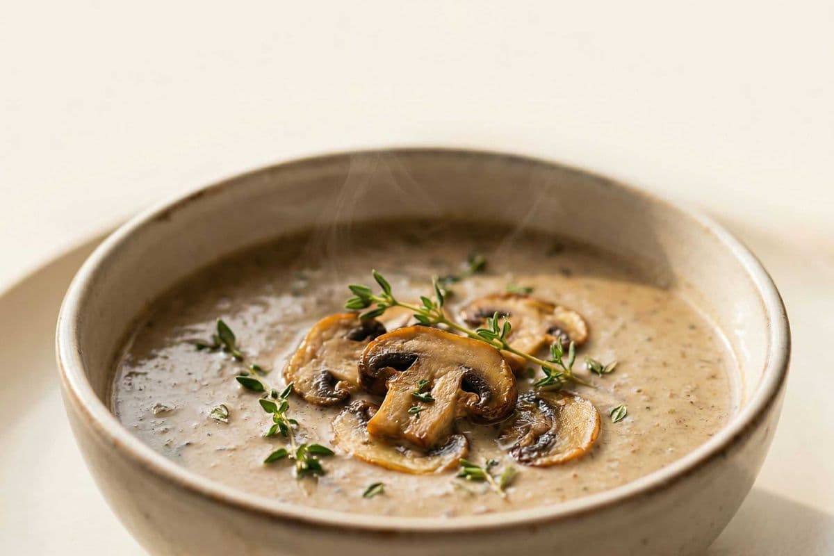 Cream of Mushrooms Soup