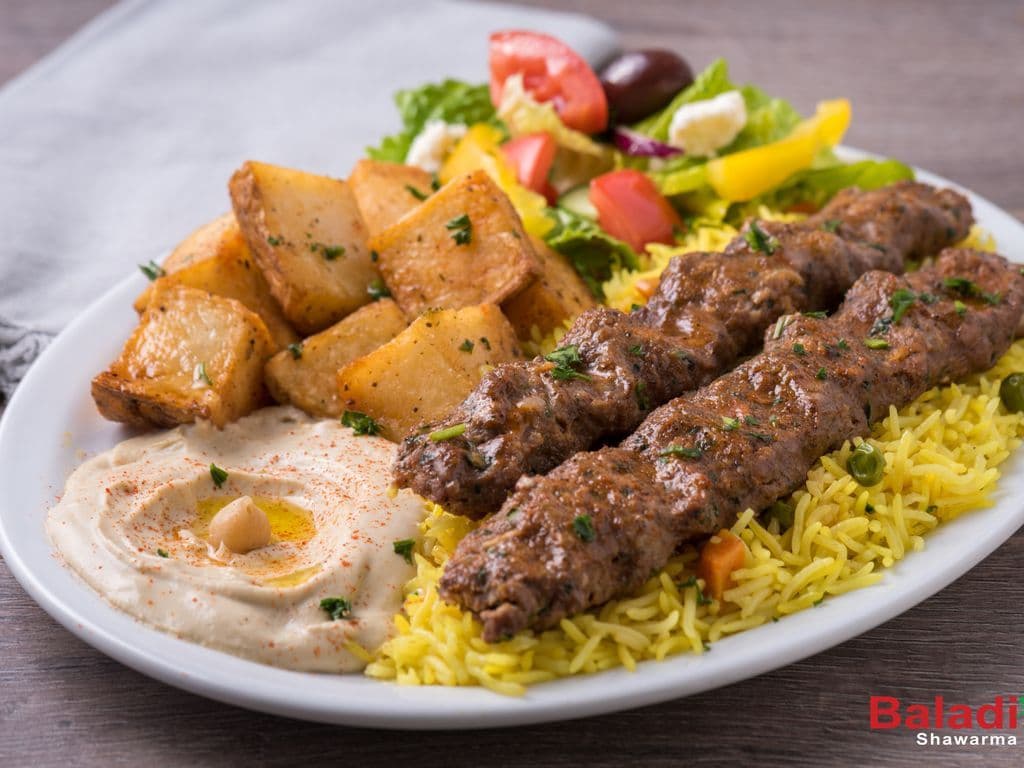 Beef Kabab Plate