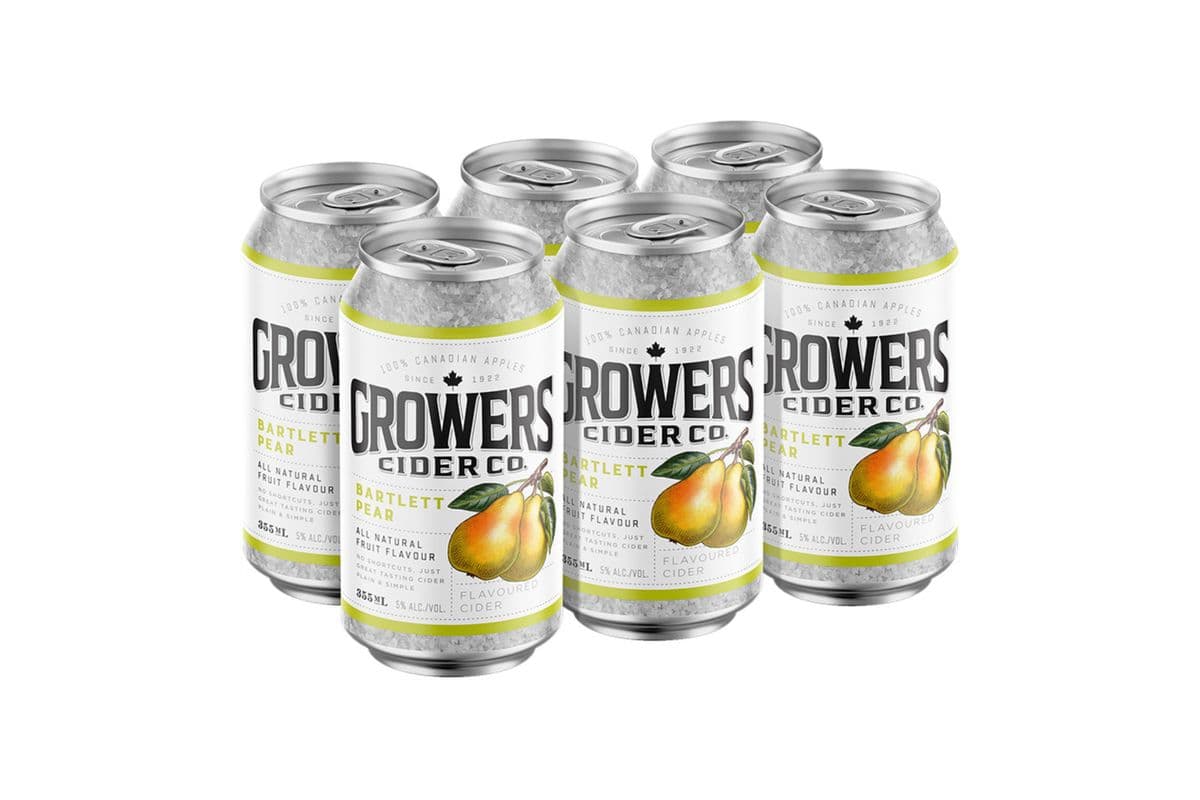 Grower's Cider Pear (6 Cans) (6 x 355 ML CANS)