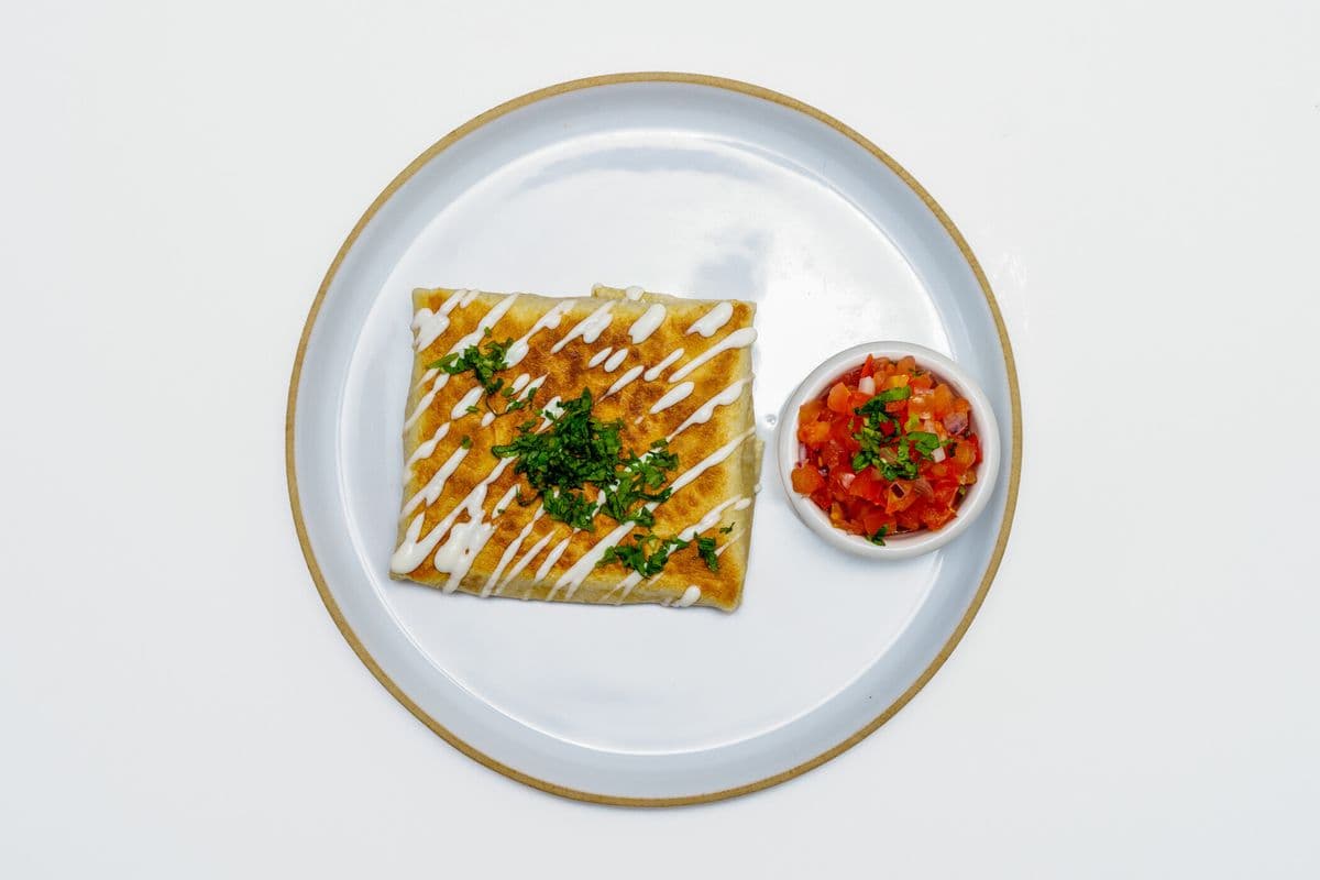 Pastor quesadilla