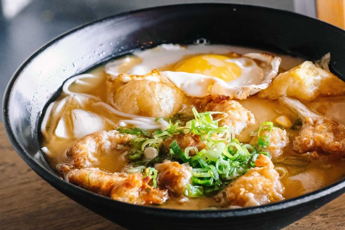 Chicken Rice Noodles Soup