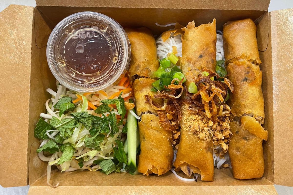 15. Spring Rolls Vermicelli Bowl