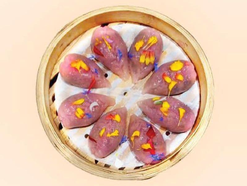 (C03) Mushroom & Veggie Dumplings (8pcs) (C03) 水晶蘑菇和蔬菜饺子 (8pcs)