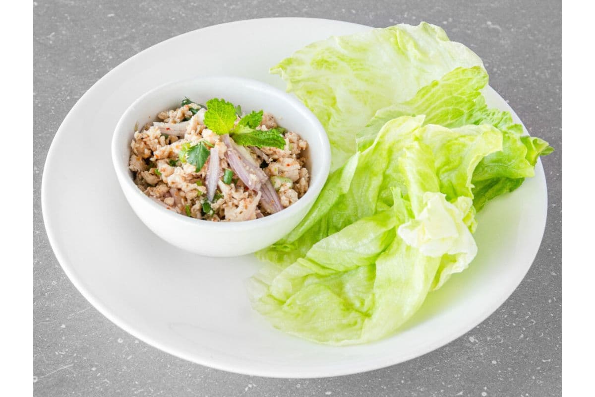 A10. Savory Chicken or Pork Lettuce Wrap