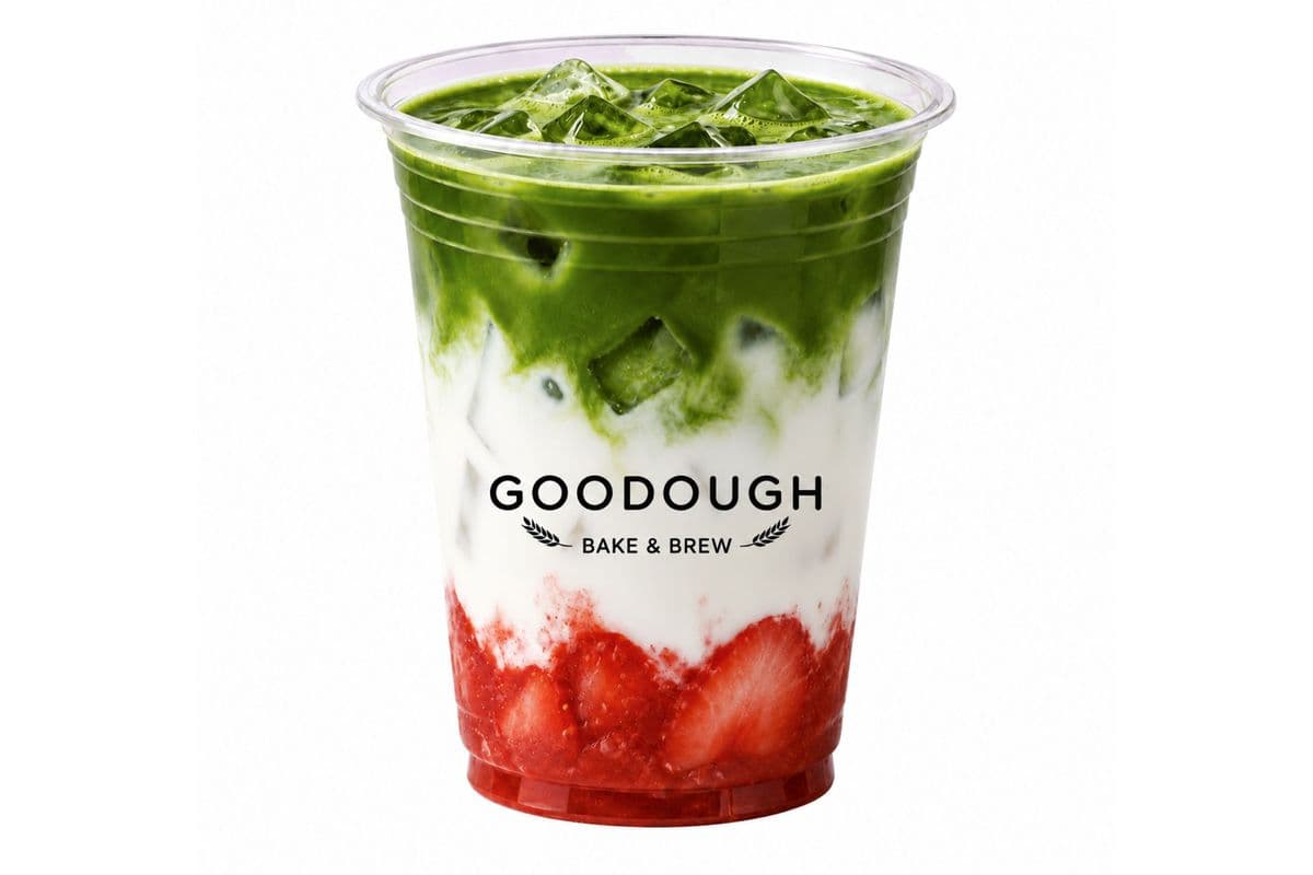 Strawberry Matcha Latte (500ml)