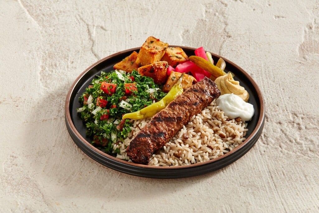 Kefta Skewer Plate / Brochettes de kefta