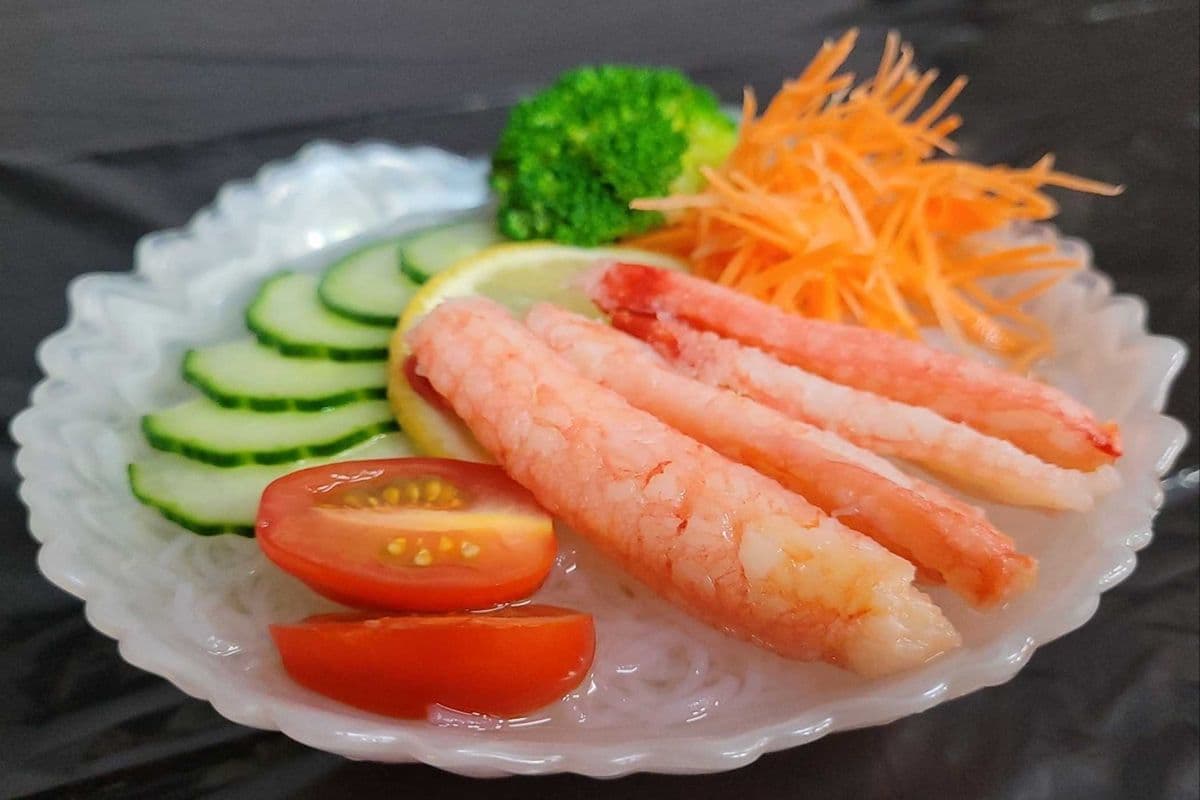 Snow Crab Sunomono Salad