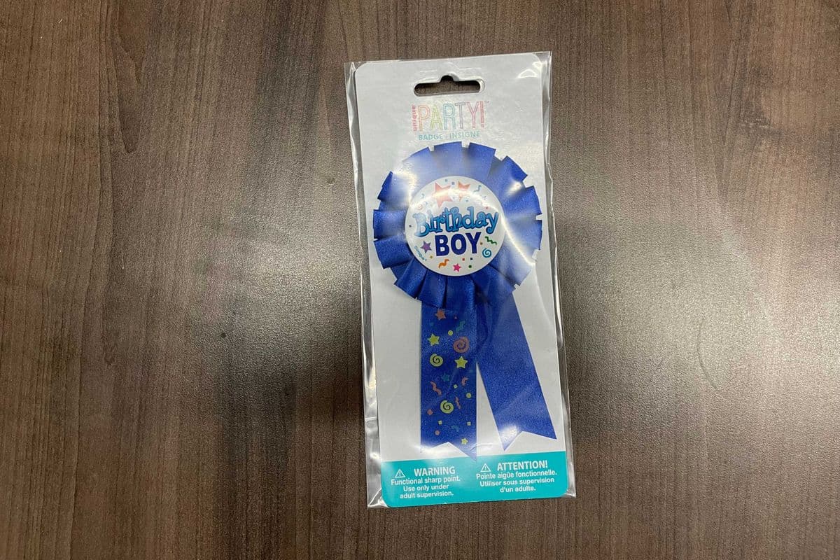 Bday Boy Award Ribbon