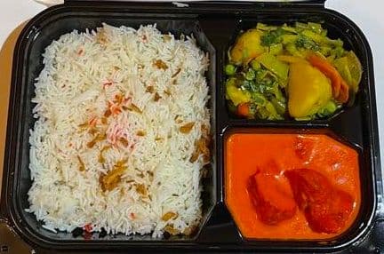 Thali poulet au beurre / Butter Chicken Thali