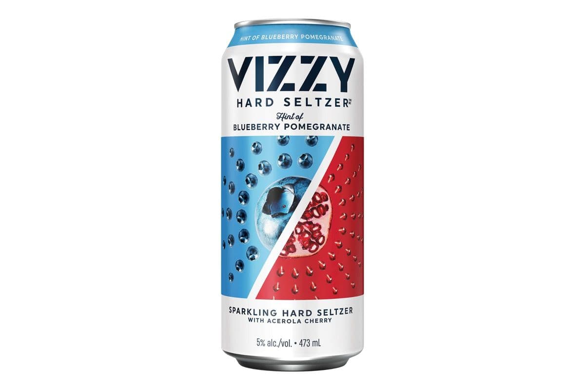Vizzy Hard Seltzer Blueberry Pomegranate (1 x 473 mL)