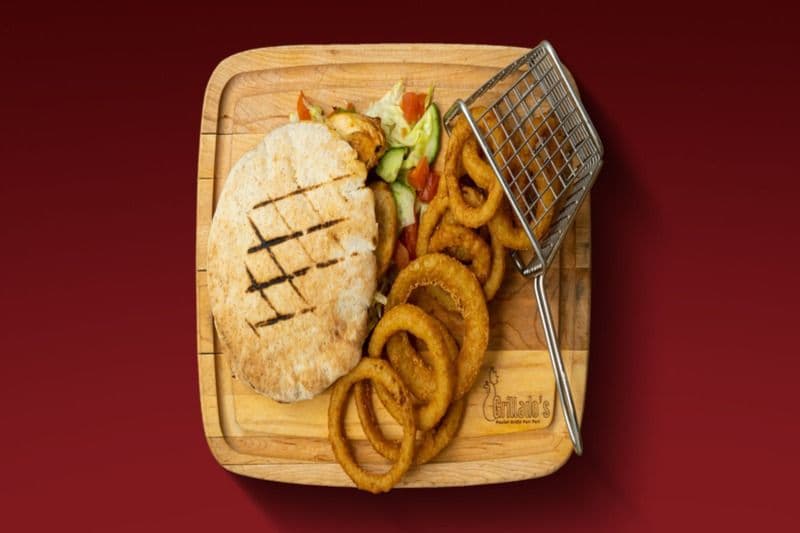 Combo pita au poulet / Chicken Pita Combo