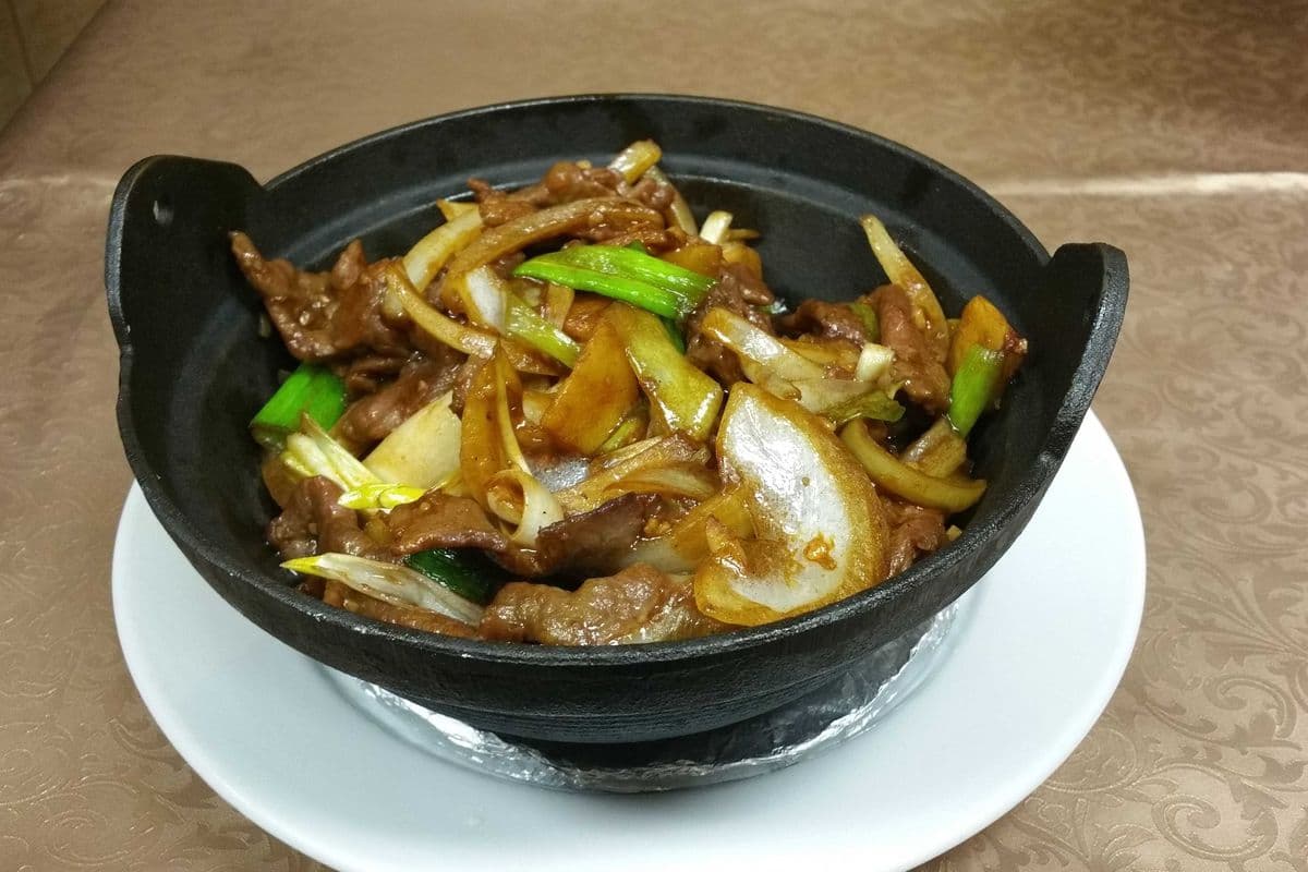 Beef with Ginger and Green Onion