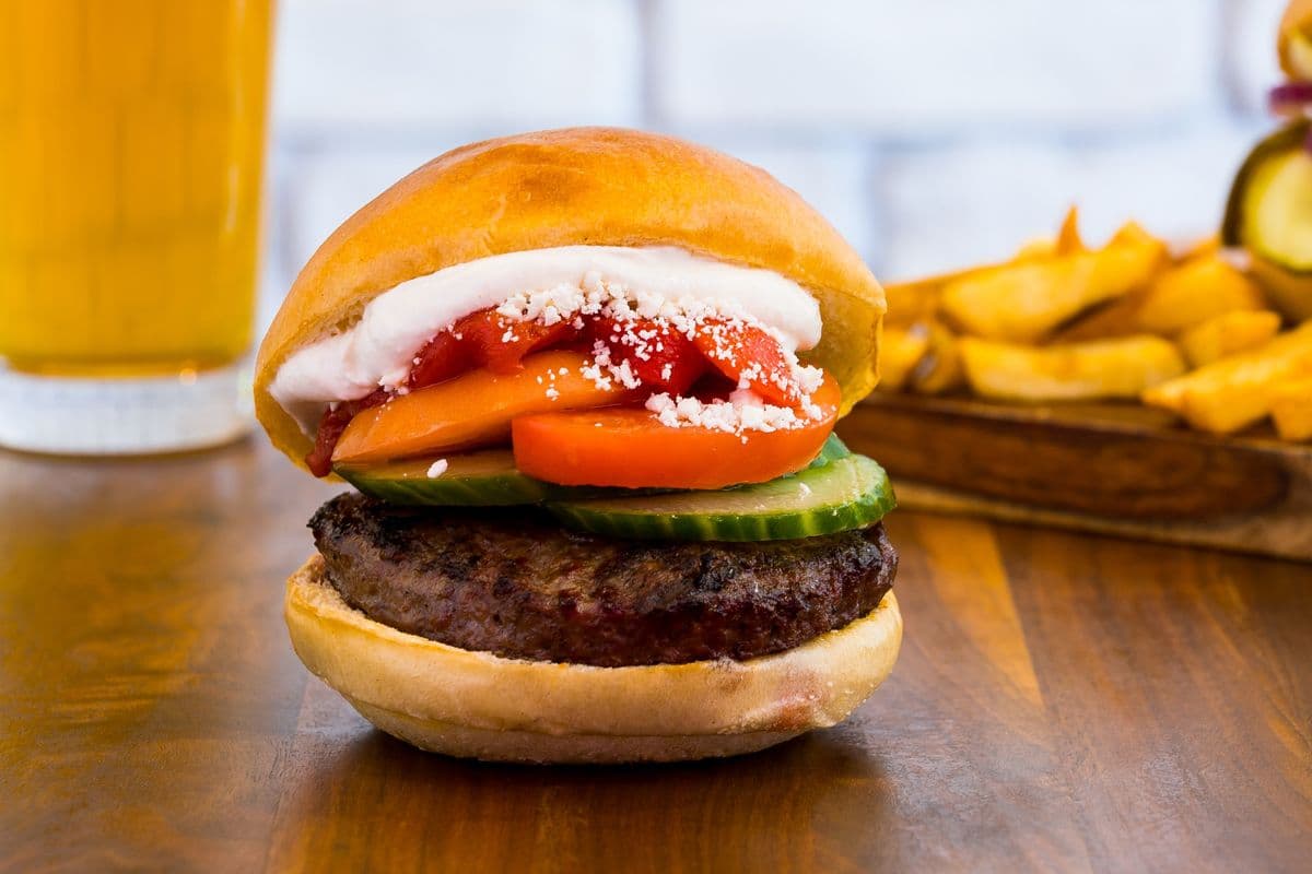 Greek 4oz Burger