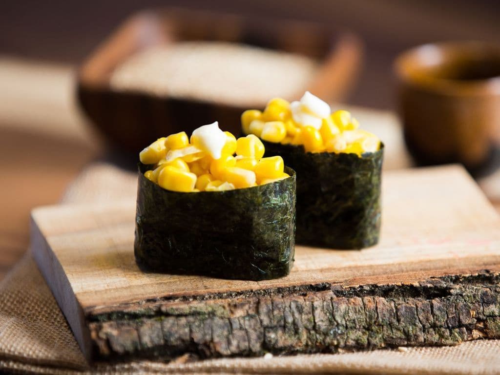 Sweet Corn Sushi(2pc)