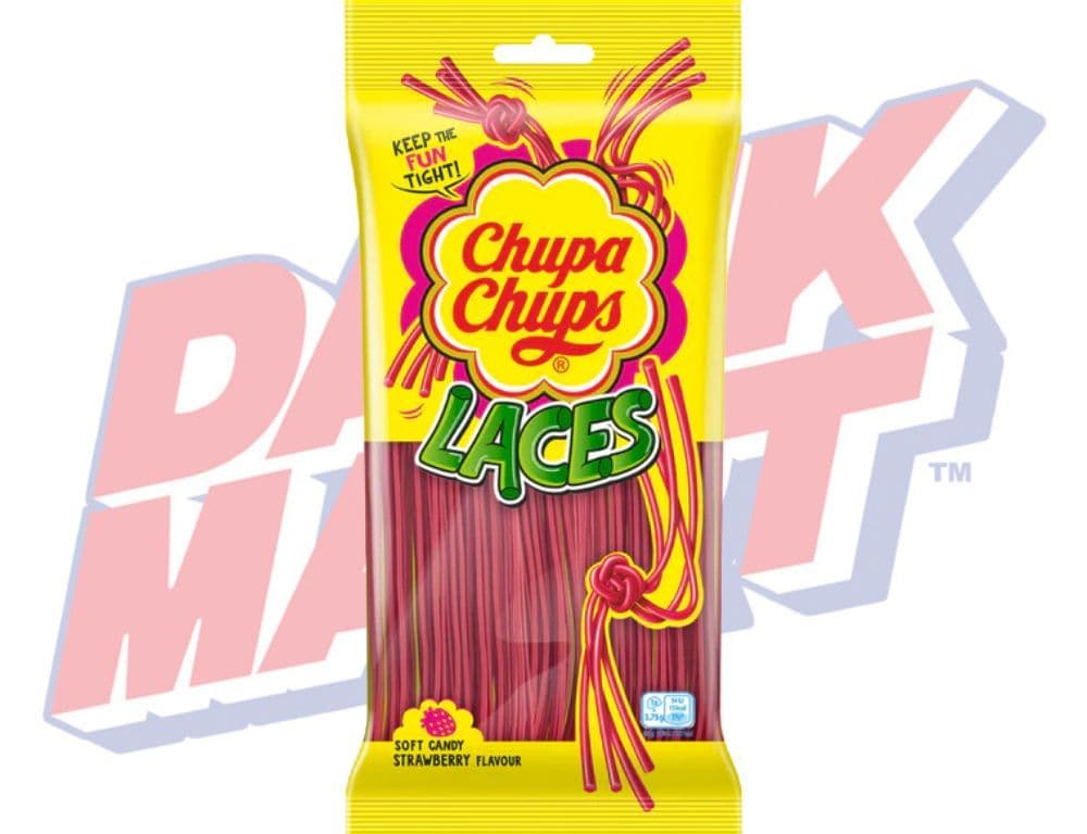 Chupa Chups Laces Strawberry (UK) - 90g