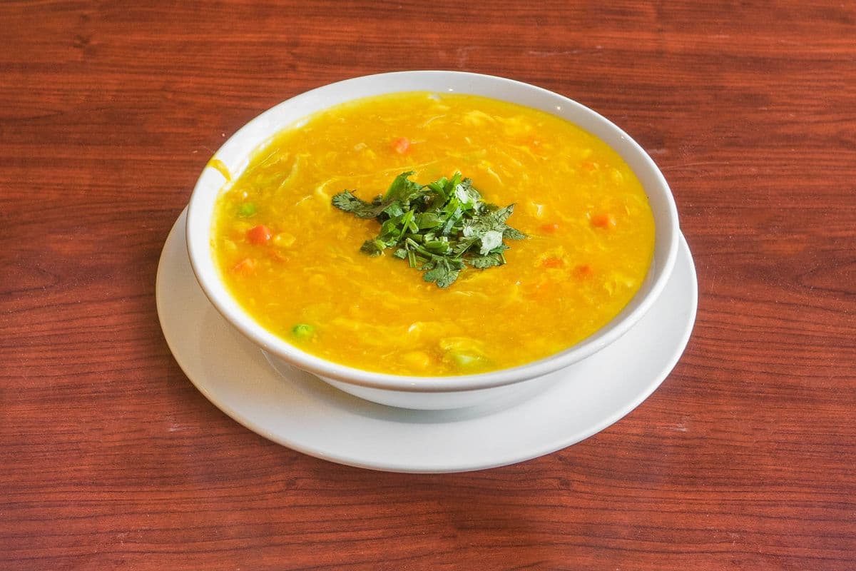 S6. Vegetable and Sweet Corn Soup (No Egg)