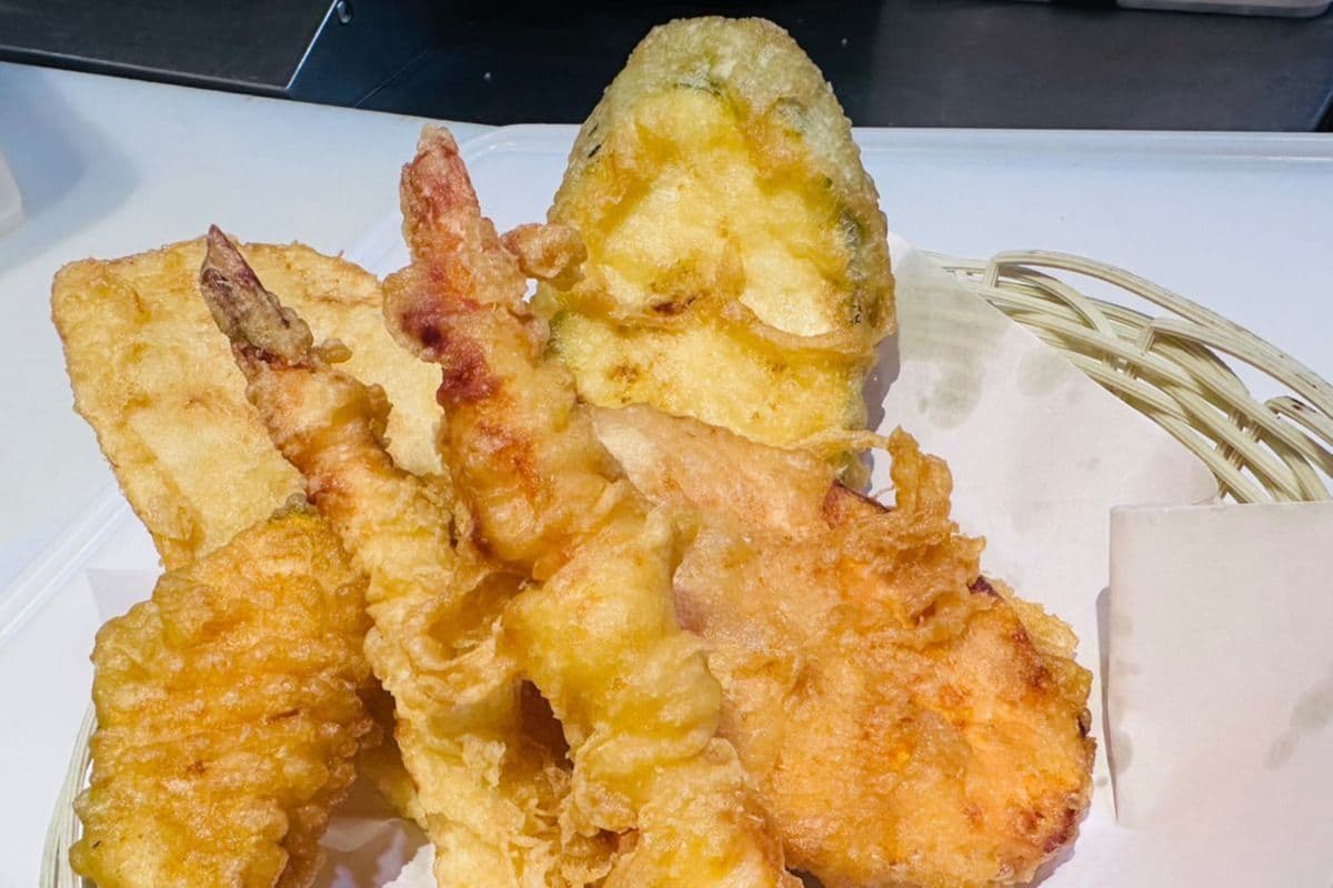 C7. Yam and Prawn Tempura