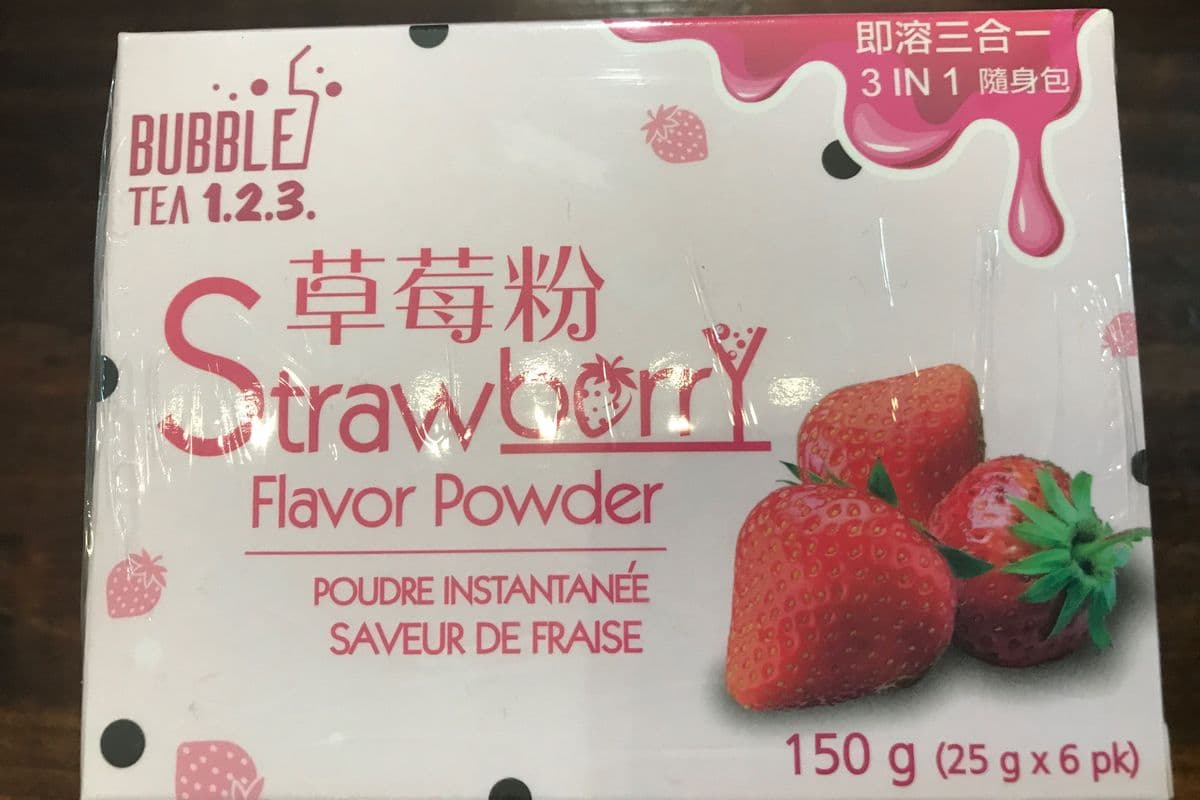 Strawberry flavour powder (25g*6package)